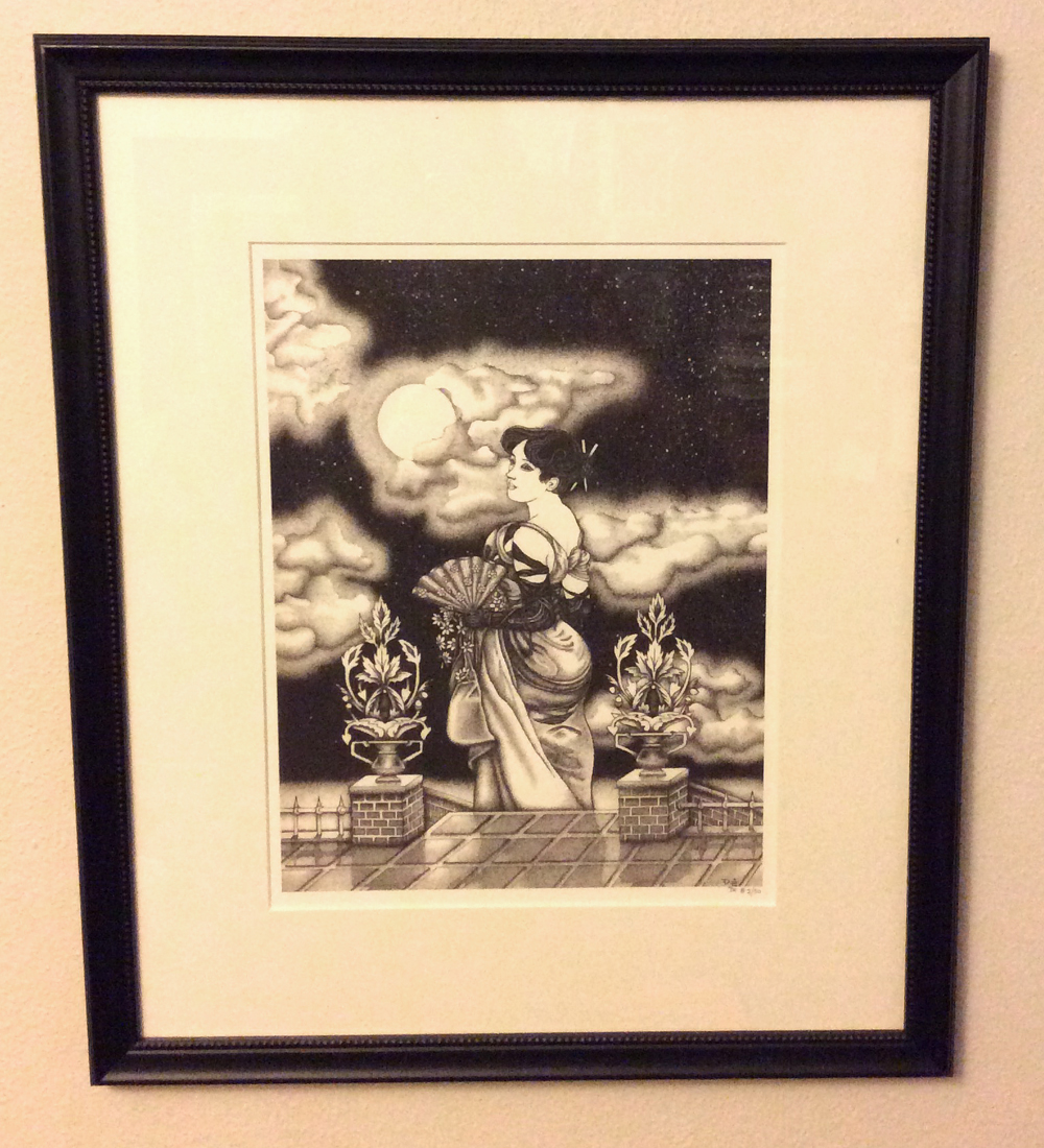 “Bijin” limited edition framed print